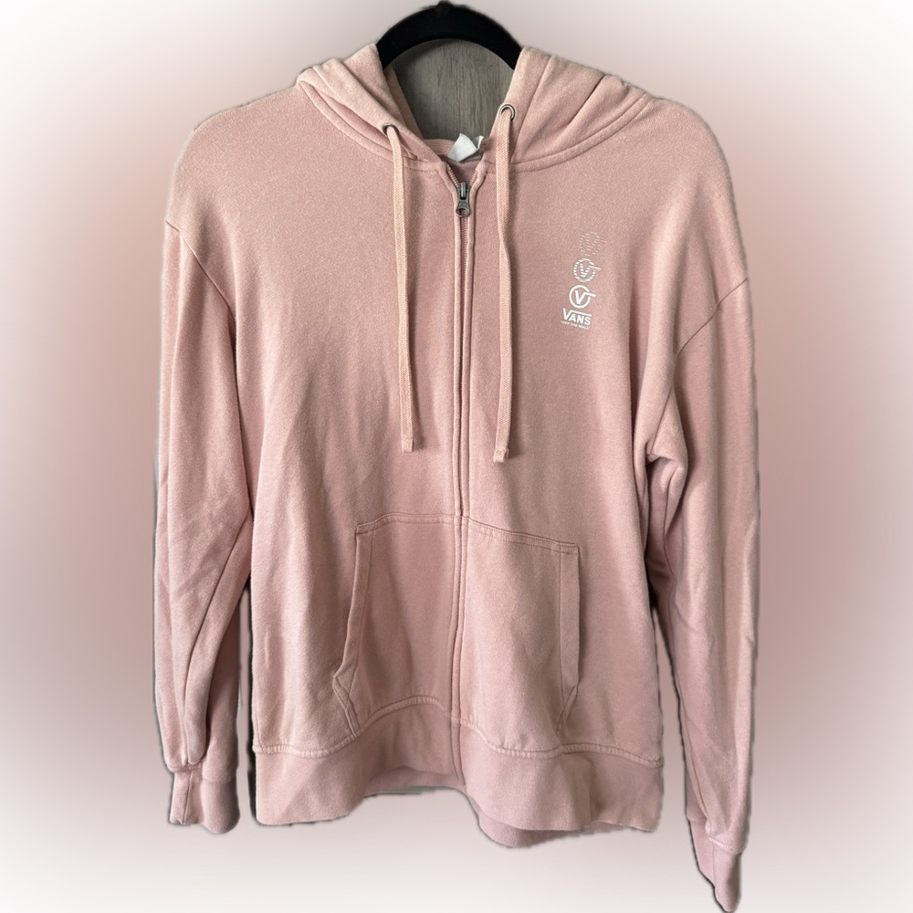 Vans Light Pink Zip-Up Hoodie